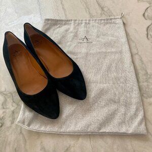 Aquatalia Black Flats